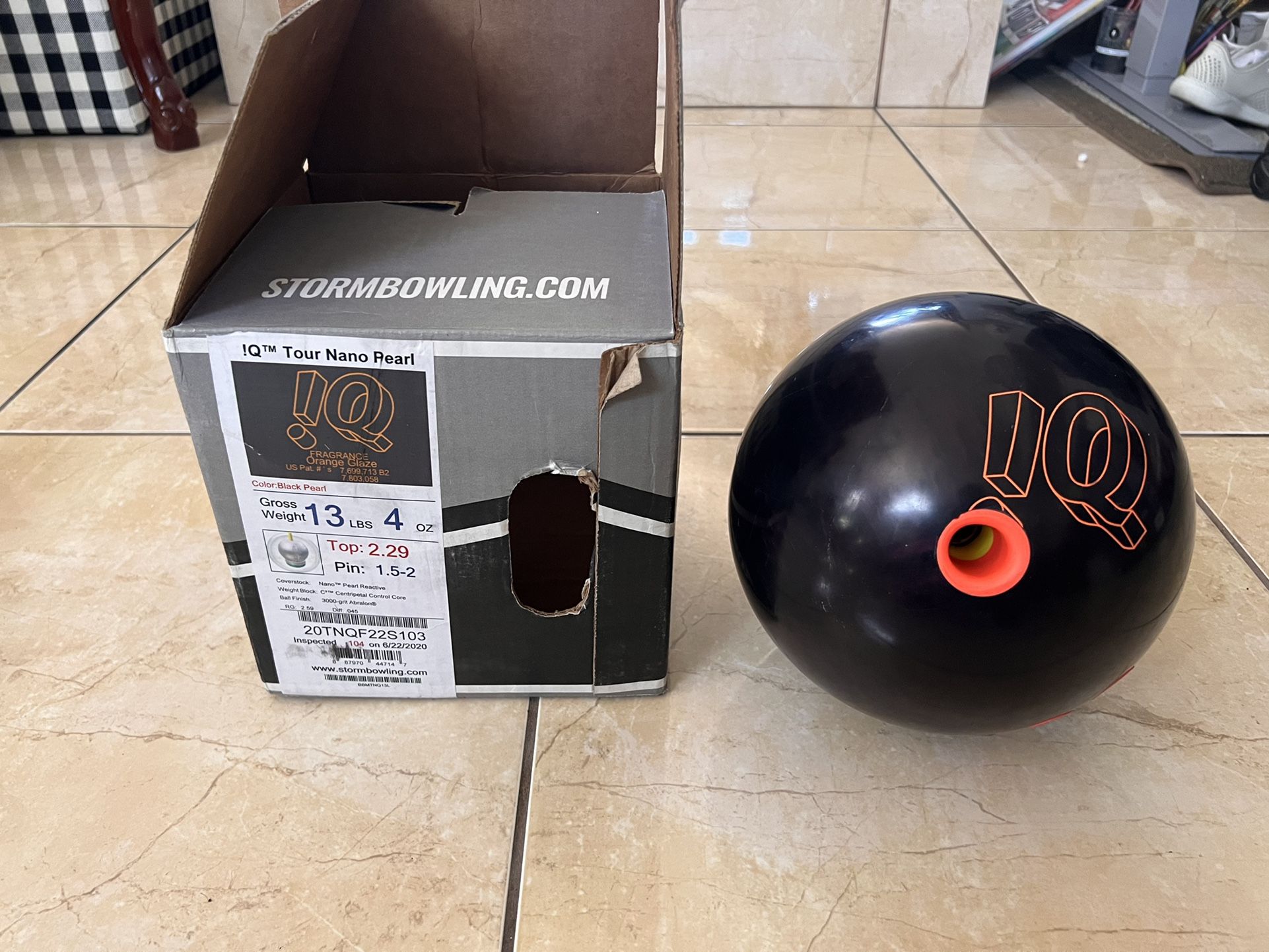 Storm IQ Tour Nano Pearl Bowling Ball