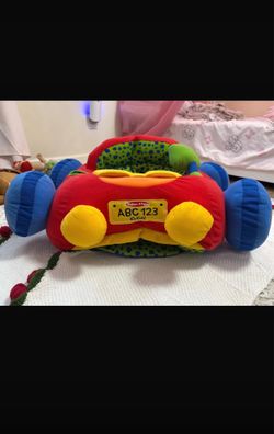 Melissa & Doug Soft Plush Baby Car Activity Seat