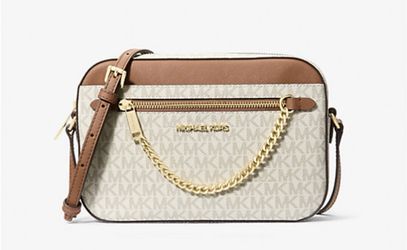 Michael Kors Leather Logo Crossbody Bag