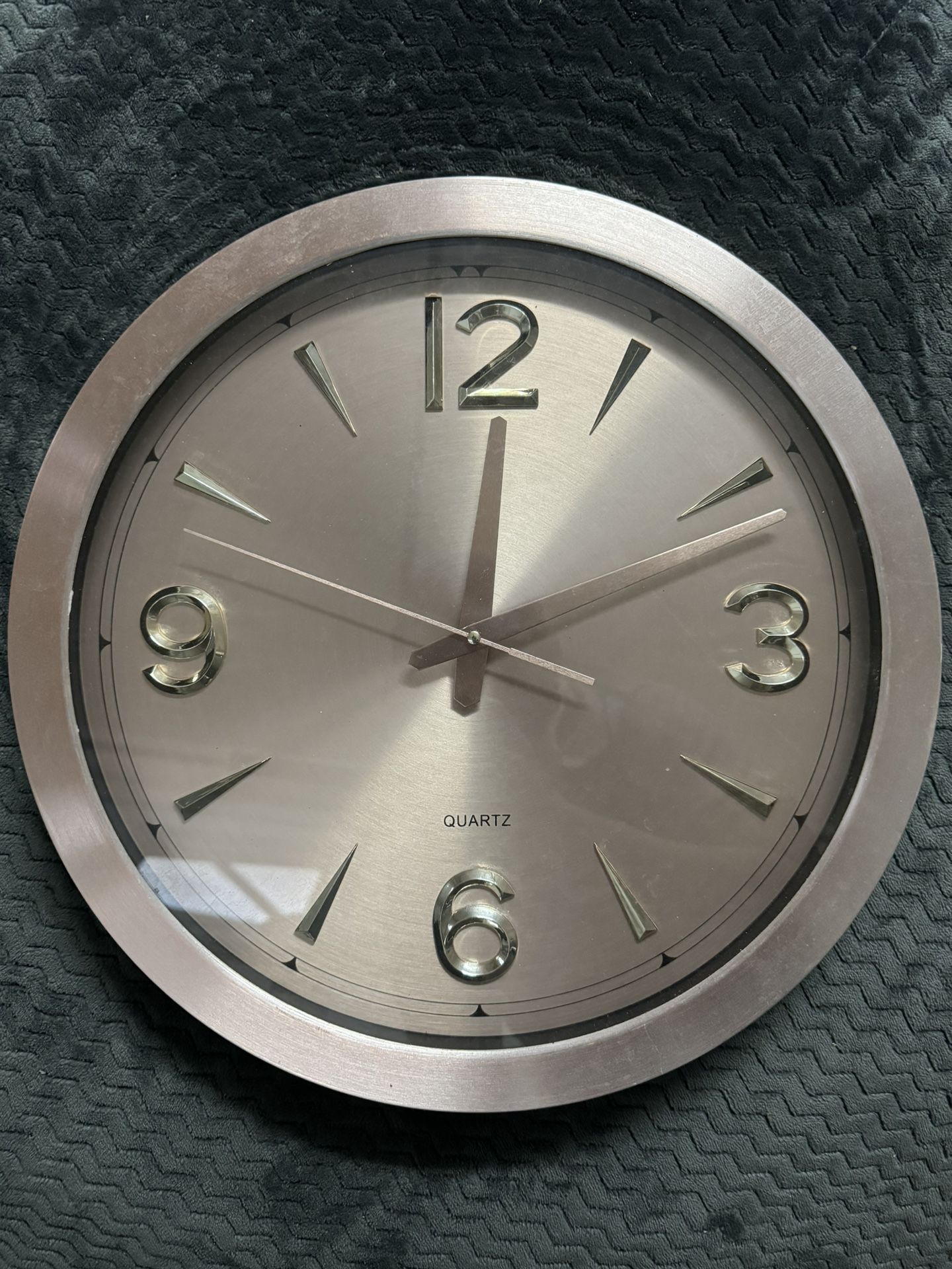 Clock-Golden Pink