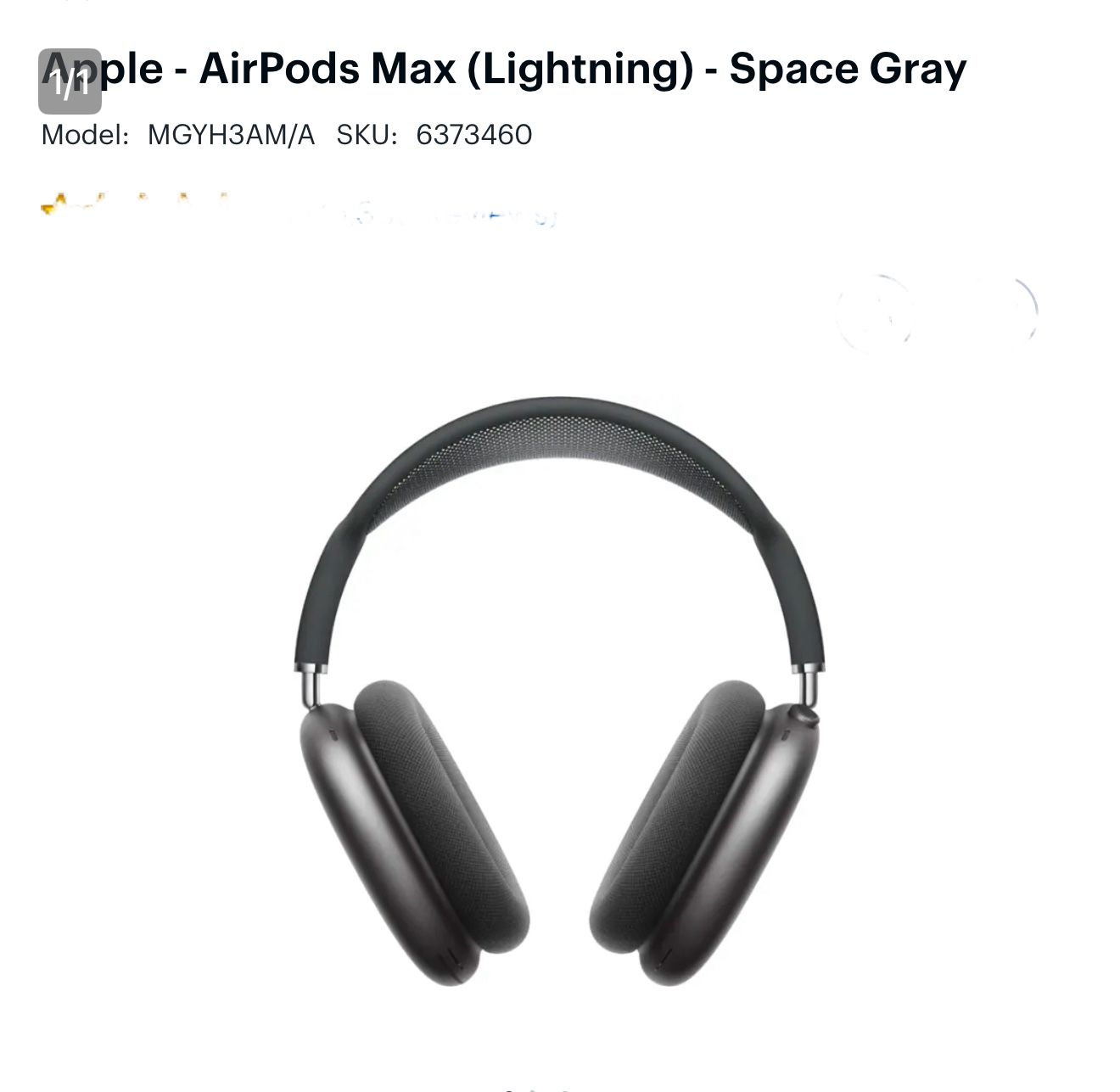 Refurbished Space Gray AirPods Max USB-C