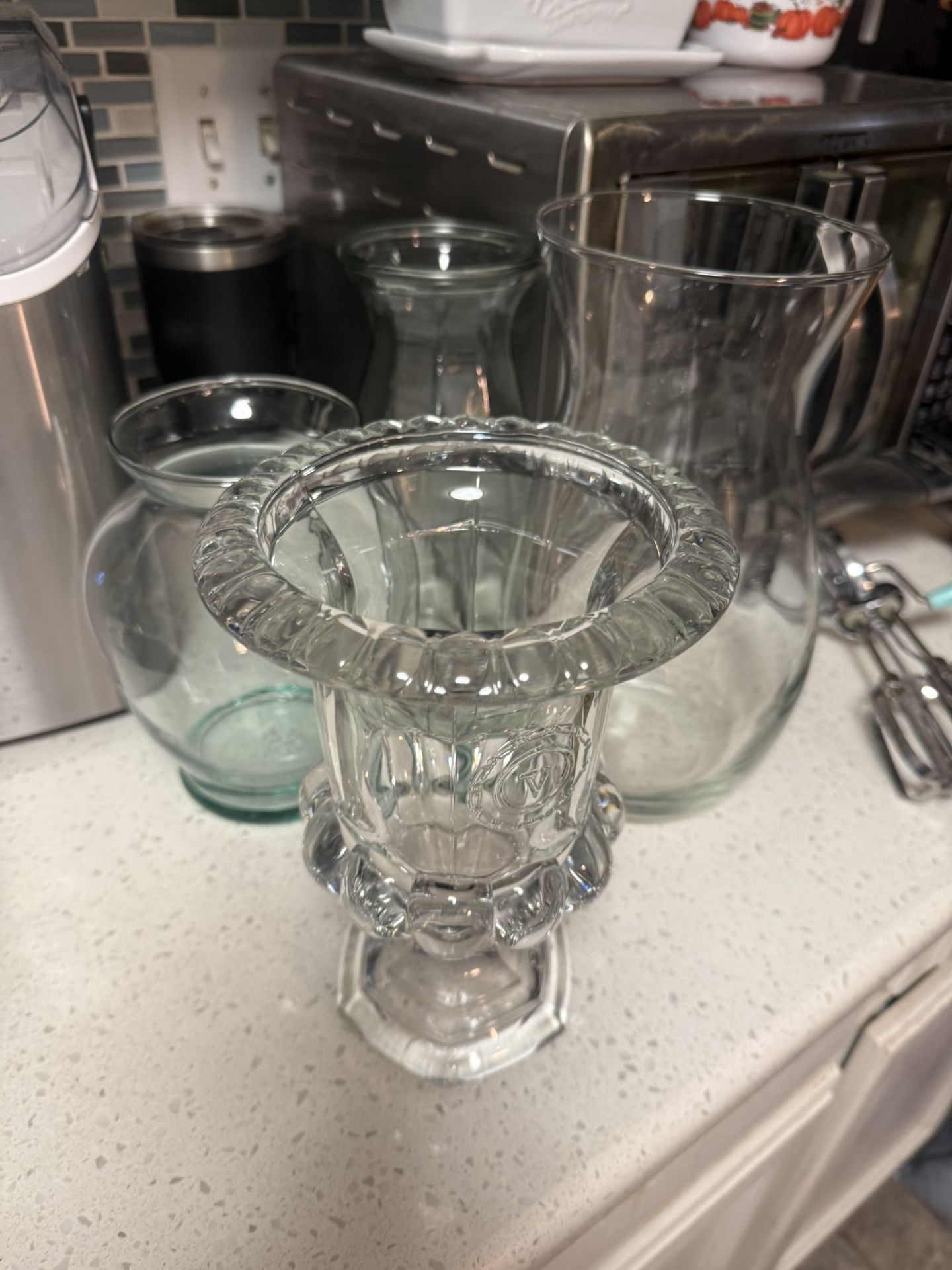 Glass Flower Bouquet Pots 