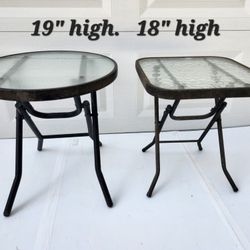 $15 Each 19 Inch Or 22 Inch Side Table Plant Stands Patio Porch Planter Table Bench