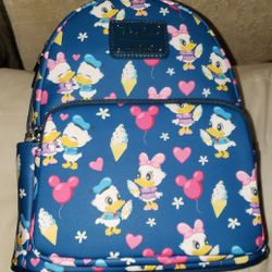 Disney's Donald and Daisy Loungefly Backpack