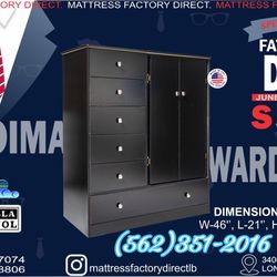 Black Pacoima Wardrobe Dresser Ropero Nuevo Bonito Dresser 