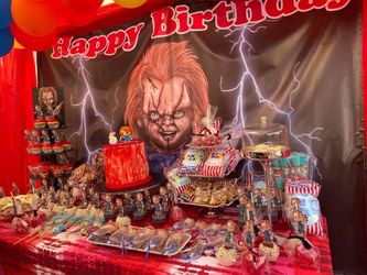 Candy Table Treat Agust Offer Cakepops Oreos Ricecrispies And Pretzels $130