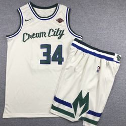 Milwaukee Bucks Cream city Edition Jersey 