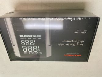 Wolfbox Automotive Battery jump starter charger air compressor