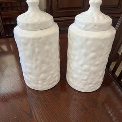 Decorative Vases 14” Tall ( Both $15) 