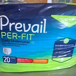 Adult Underwear Diapers Size MEDIUM 