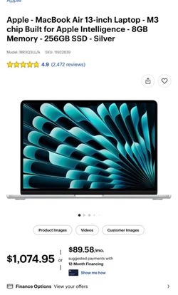 MacBook Air 13 inch 16g