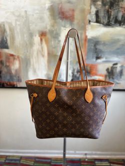 Vintage Louis Vuitton Neverfull MM Monogram Canvas Tote Bag Brown  Made in France 2009 TH1029 ‘AS IS’ Condition