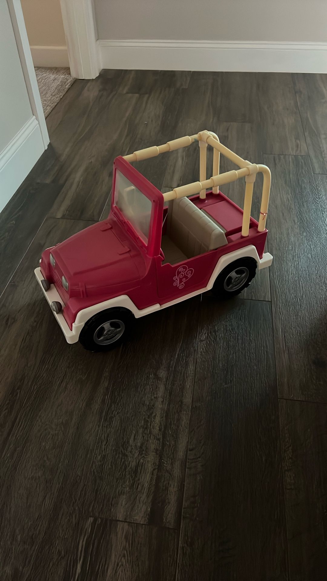 Car For A Doll (like Bitty Baby Doll Size)