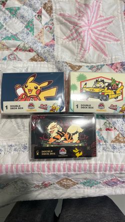 Pokémon Worlds 2025 Anaheim Exclusive Double Deck Boxes (Set of 3)
