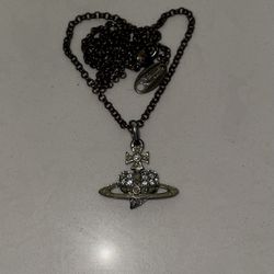 Vivienne Westwood Silver Heart Necklace 
