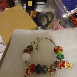 Christmas  Bracelets I Made With Extenders 10.00 Each 