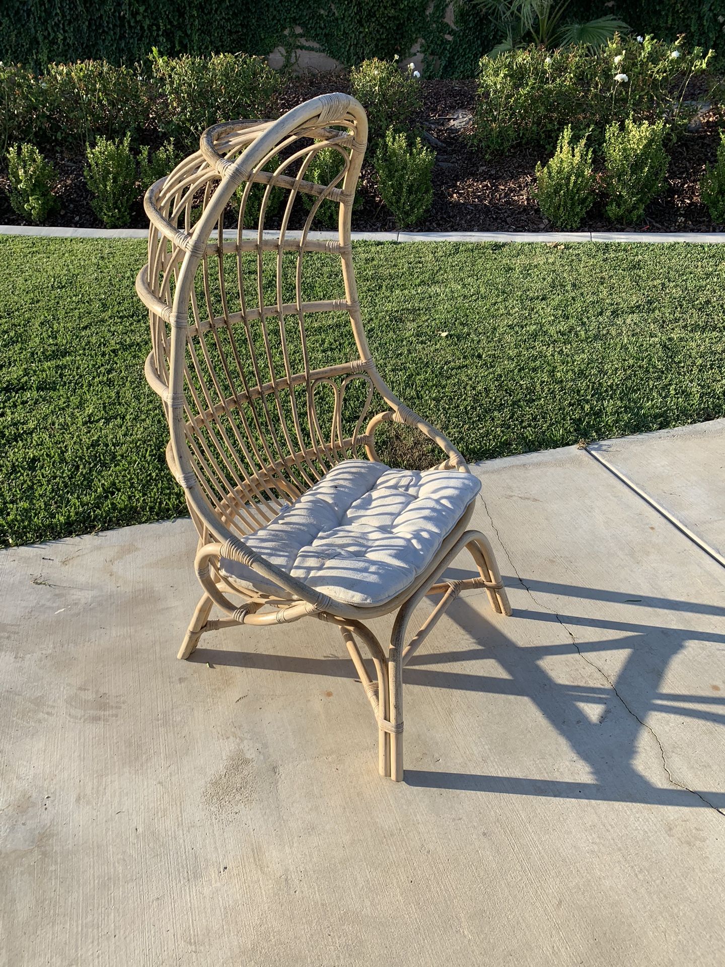 World Market Bamboo Outdoor Chair