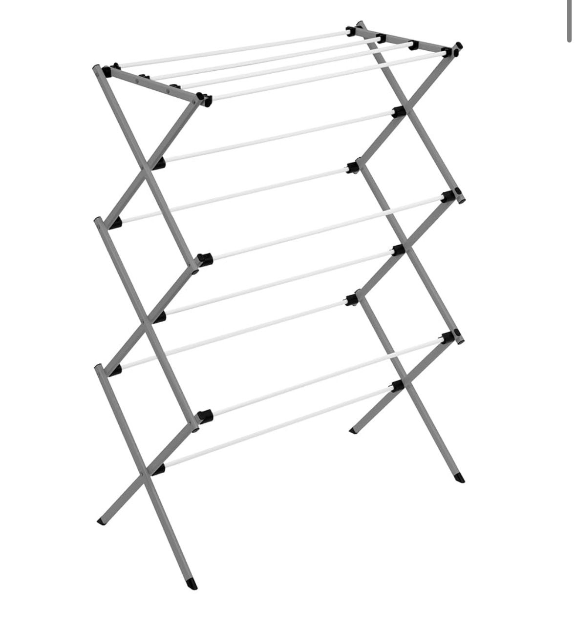 New Collapsible Clothes Drying Rack-Durable, Space-Saving Laundry & Towel Rack for Indoors/Outdoors