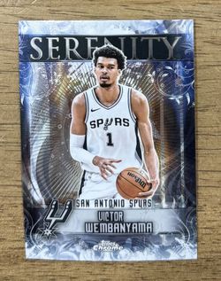 2025-26 Topps Chrome Victor Wembanyama Serenity Insert San Antonio Spurs #SY-1