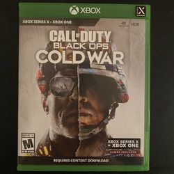 Call Of Duty Cold War Xbox Series X
