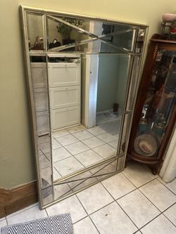 Designer z Gallerie gold borghese collection mirror mirrored