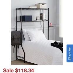 Twin Bed Overhead Storage