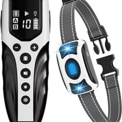 Vibrating Dog Collar No Shock, Dog Training Collar with Remote 2000ft Range, IPX7 Waterproof, No Prongs and No Shock, only Sound and Vibration Collar 