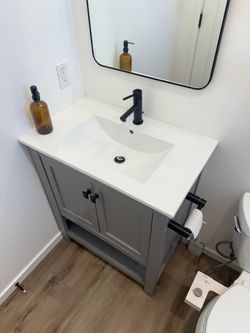 30” restroom vanity