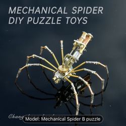 3D Mechanical Spider Metal Puzzle 
