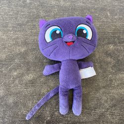 Aurora True The Rainbow Kingdom Purple Cat Bentley Plush 8.5” Stuffed Animal