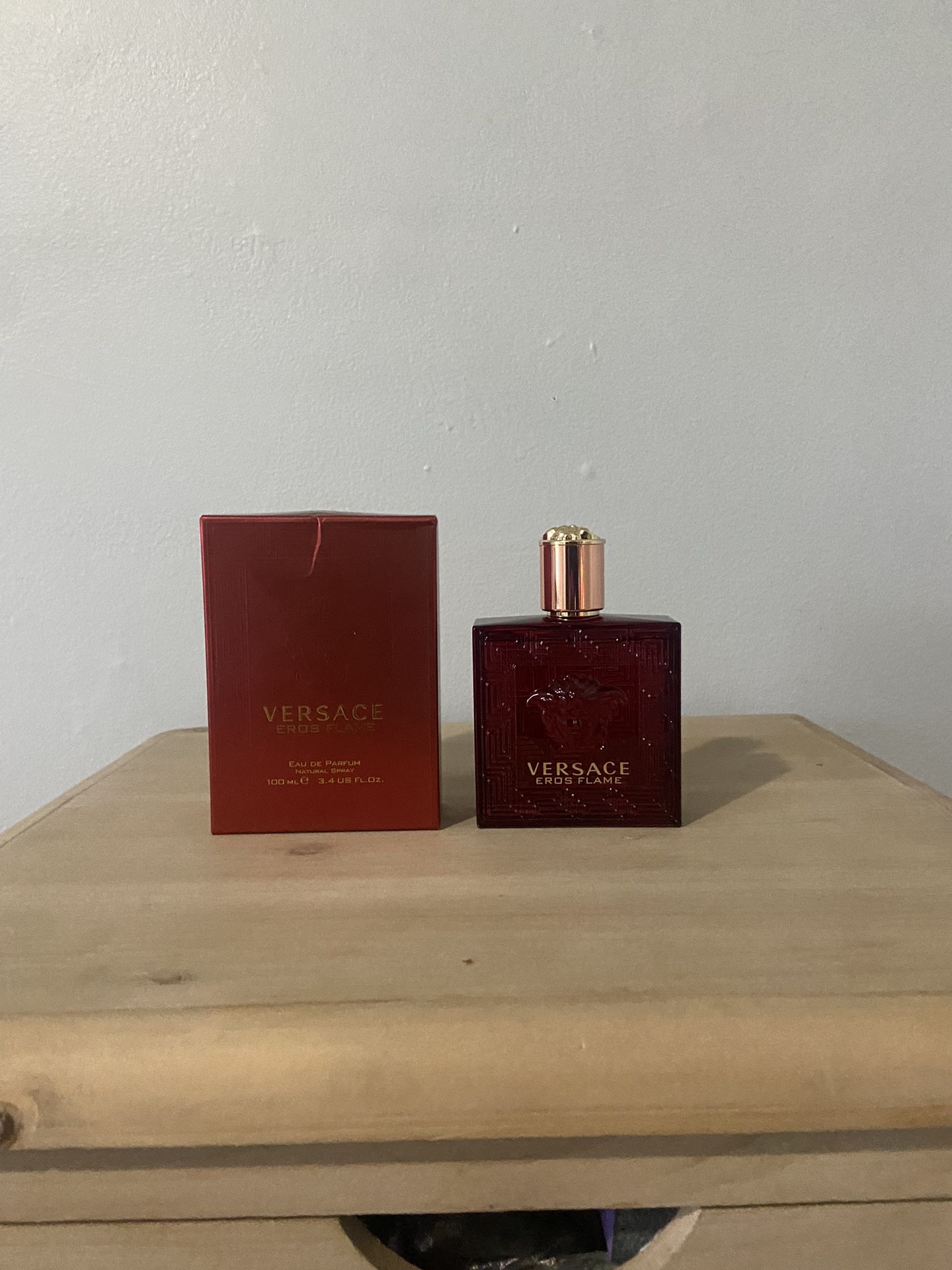 Versace Eros Flame Eau de Parfum 3.4 oz | Bold & Fiery Men’s Cologne