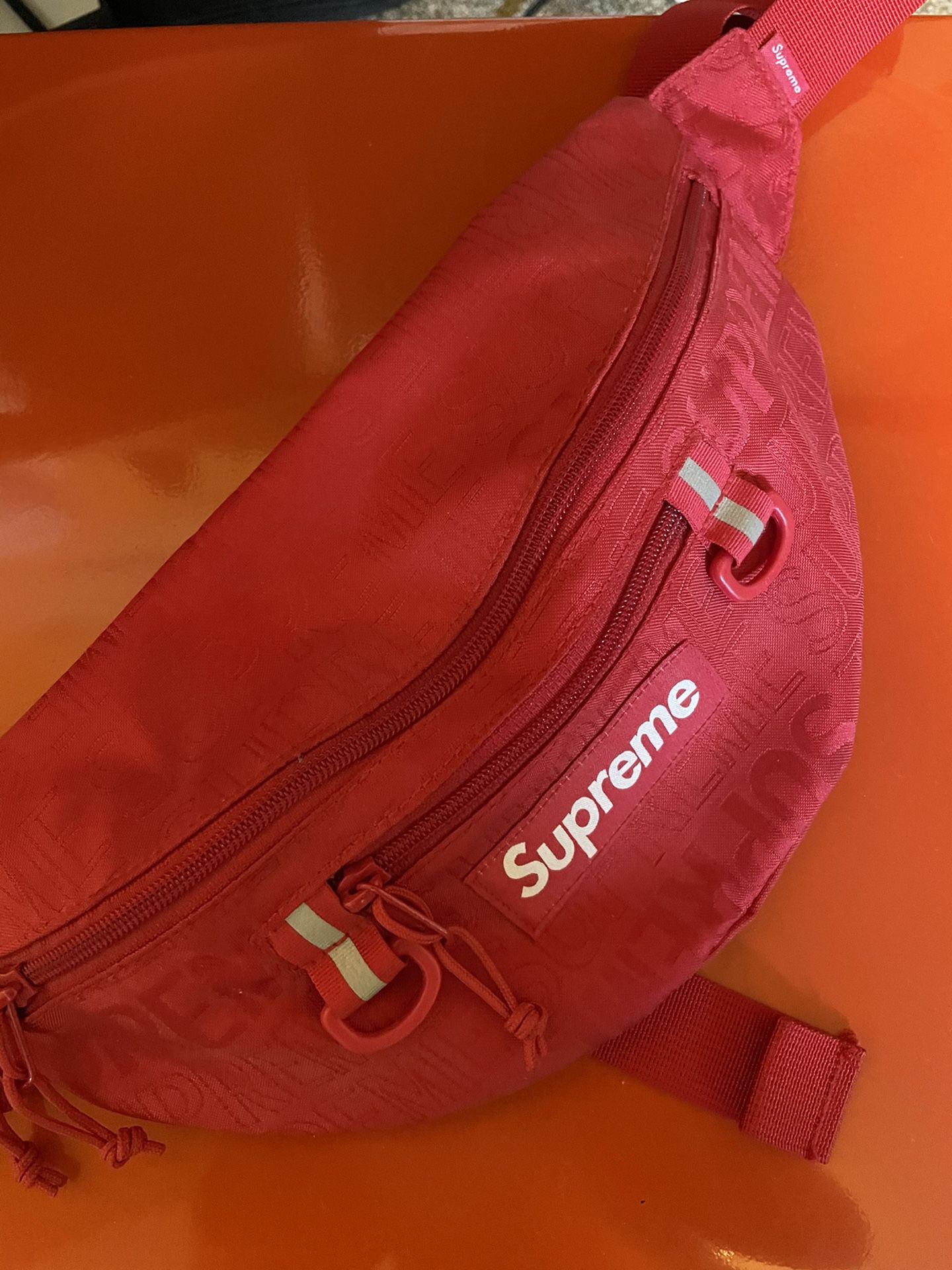 Supreme Red Waist Bag (SS19)