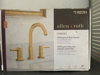 Allen + Roth Harlow widespread bath faucet