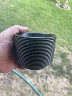 Plant Saucer Matte Black 4.5 Imch