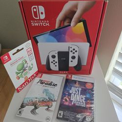 Nintendo Switch OLED Game Bundle (New)