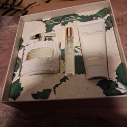 SET OSCAR DE LA RENTA BELLA BLANCA 3PCS 