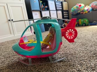 Barbie Helicopter Playset