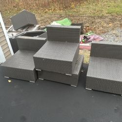 Outdoor Patio Sofa Set 