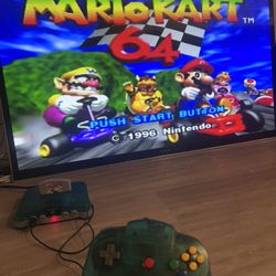 Nintendo 64 Ice Blue Console – Rare / Clean / Tested