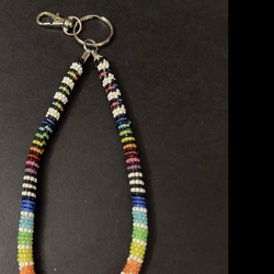 Beaded Lanyard Keychain