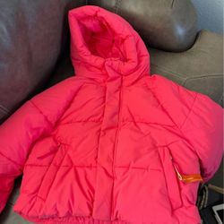 L Pink Rain Jacket 