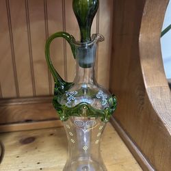 Stunning Antique Czech Apertif Decanter