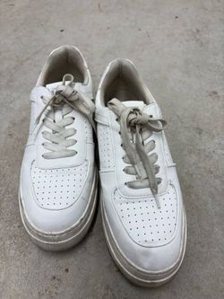 Steve Madden Ledge Men's White Low Top Lace Up Athletic Sneakers LDGED151