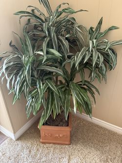 Artificial Indoor Plant And Pot