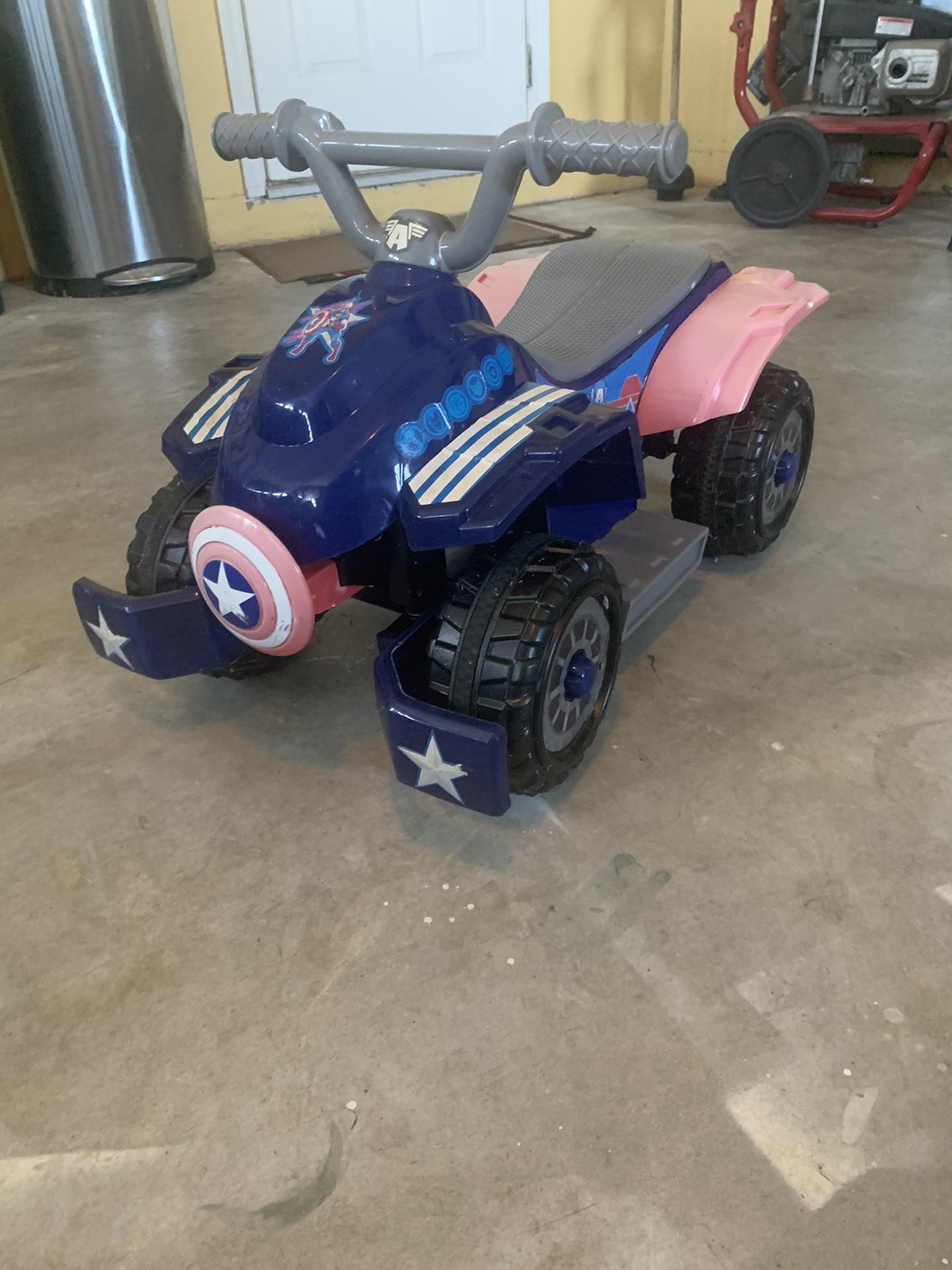 Captain America Electric 4 Wheeler