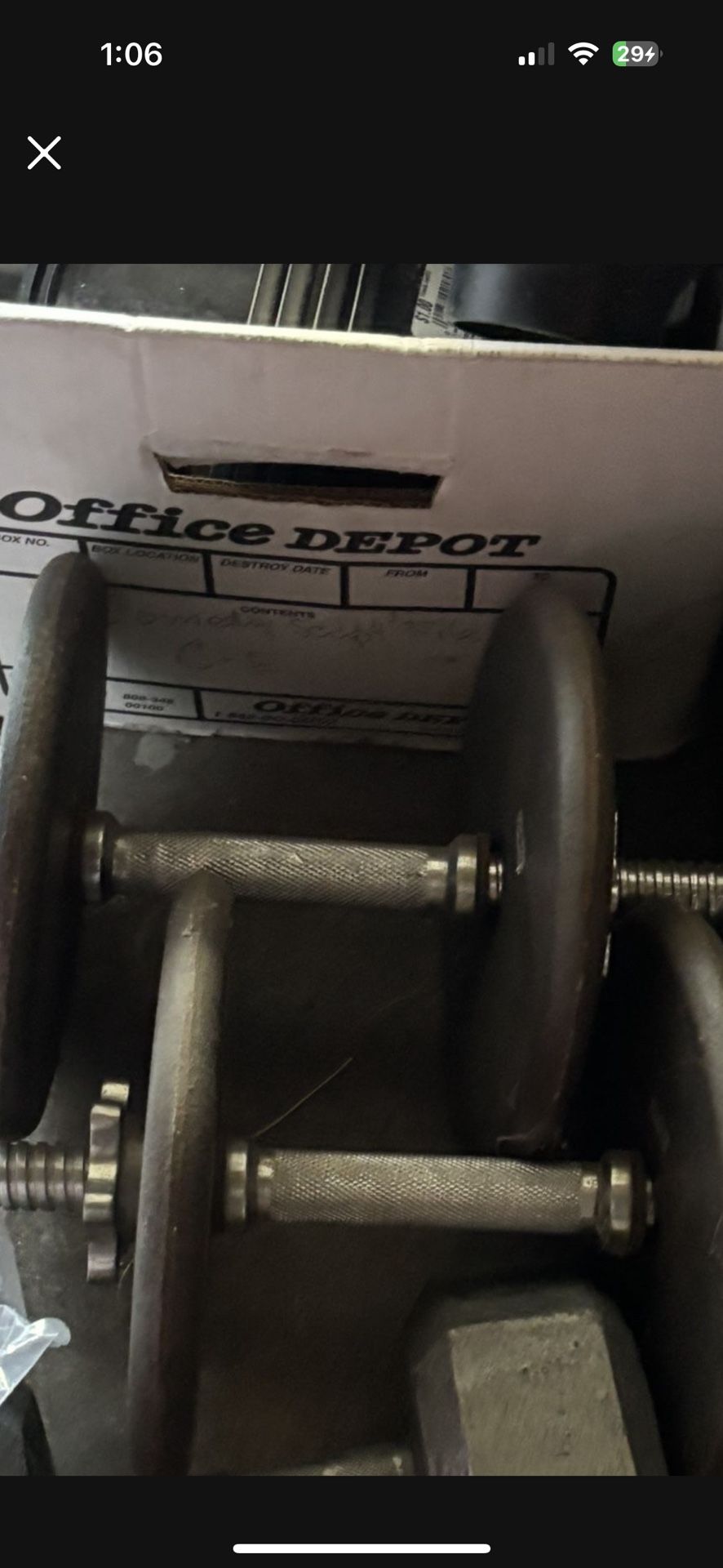 Weights.  A Pair Of Dum-bells. 