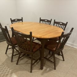 Wooden Kitchen Table 