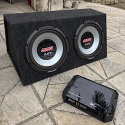 Dual 12’s With Amp Setup 