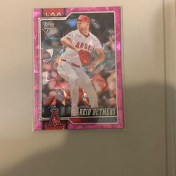 2026 Topps Reid Detmers Pink Diamanté Foil