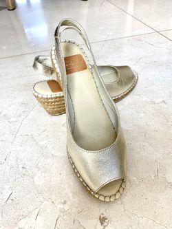 Genuine Leather Espadrilles - Size 38 - Made In Spain 🇪🇸 